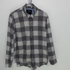 Hollister Grey/White Flannel.